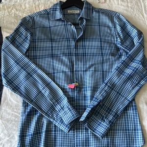 Burberry button down, cotton, size m men’s. Mint condition